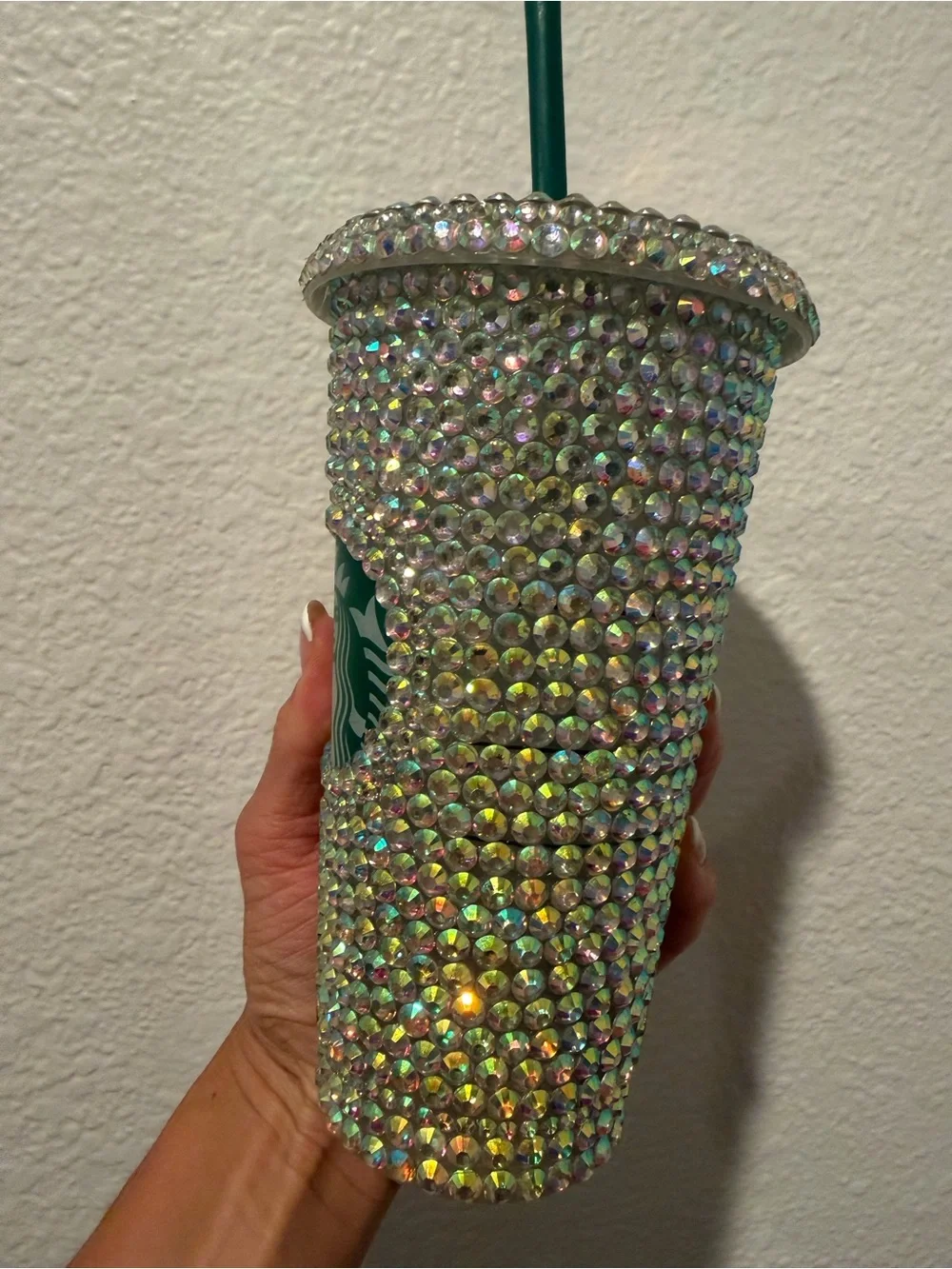 Starbucks Iridescent hand crystallized cup
